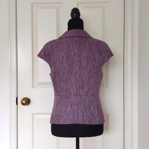 NWT. The Limited Cotton/Rayon blended full lining sleeveless blazer vest. - Picture 2 of 8